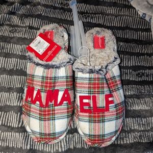 🎄 Mama elf slippers 9/10 large NWT